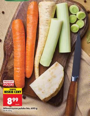 Włoszczyzna polska bio, 600 g