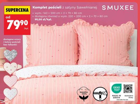 Komplet pościeli z satyny bawełnianej