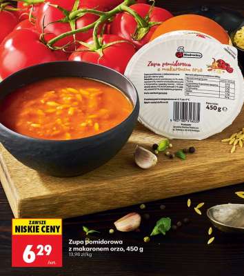 Zupa pomidorowa z makaronem orzo 450 g