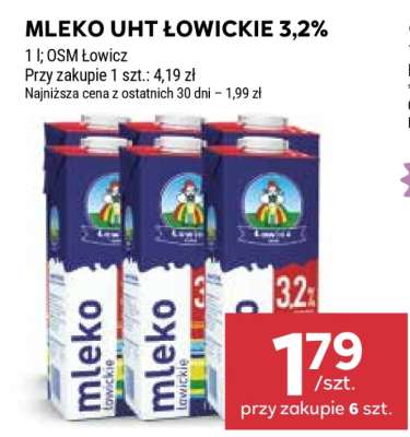 MLEKO UHT ŁOWICKIE 3,2%