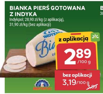 Bianka pierś gotowana z indyka