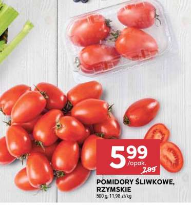 POMIDORY ŚLIWKOWE, RZYMSKIE