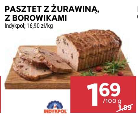 Pasztet z żurawiną, z borowikami