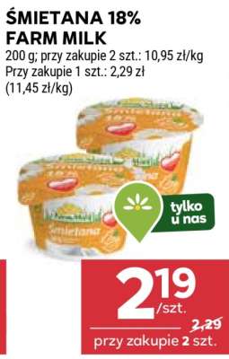 ŚMIETANA 18% FARM MILK