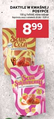 Daktyle w kwaśnej posypce