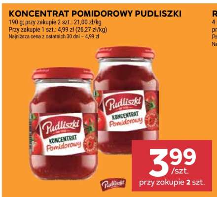 Koncentrat pomidorowy Pudliszki