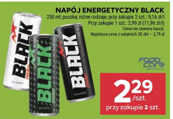 Napój energetyczny Black