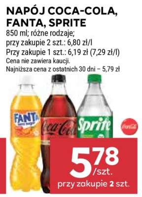 Napój Coca-Cola, Fanta, Sprite