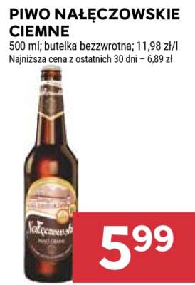 Piwo Nałęczowskie Ciemne