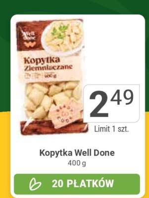 Kopytka Well Done