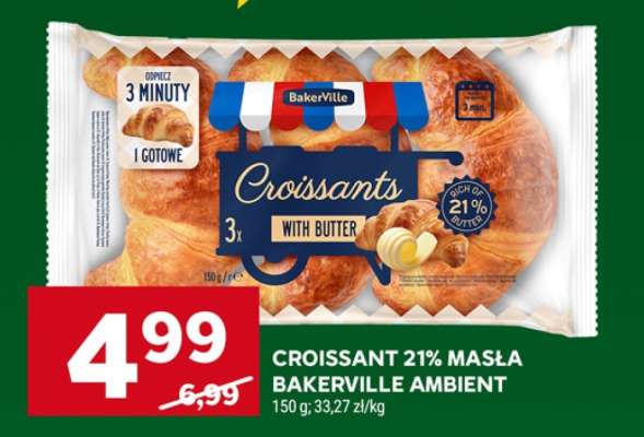 Croissant 21% másla Bakerville Ambient