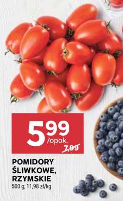 POMIDORY ŚLIWKOWE, RZYMSKIE