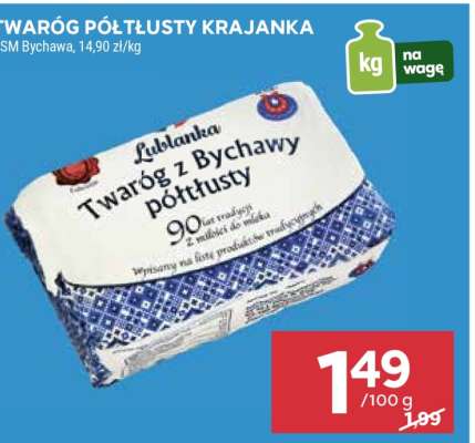 Twaróg półtłusty – krajanka