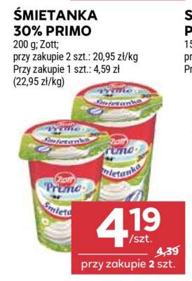 Śmietanka 30% Primo