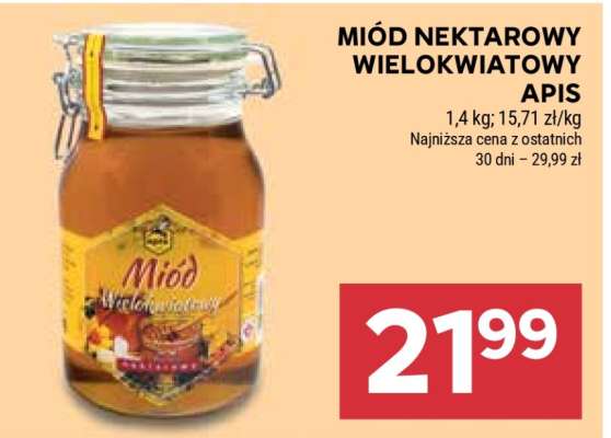 Miód nektarowy wielokwiatowy Apis
