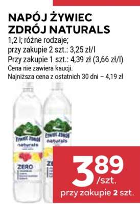 NAPÓJ ŻYWIEC ZDRÓJ NATURALS
