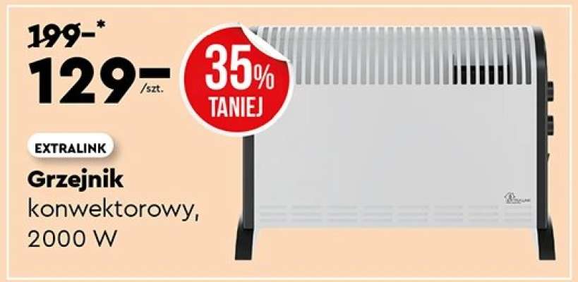 Grzejnik konwektorowy, 2000 W