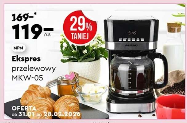 Ekspres przelewowy MKW-05