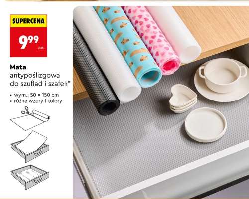 Mata antypoślizgowa do szuflad i szafek