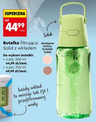 Butelka filtrująca Solid z wkładem