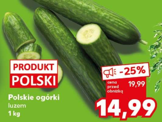 Polskie ogórki, luzem 1 kg