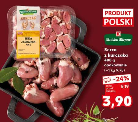 Serca z kurczaka 400 g opakowanie