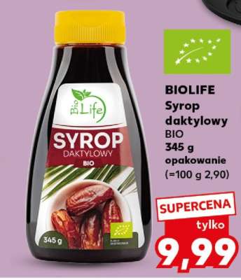 BIOLIFE Syrop daktylowy BIO