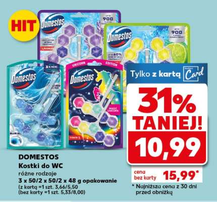 DOMESTOS Kostki do WC