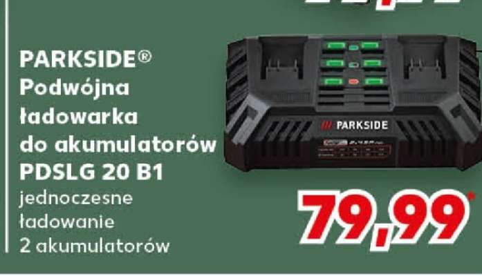 PARKSIDE® Podwójna ładowarka do akumulatorów PDSLG 20 B1