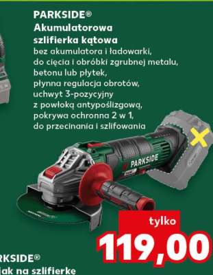 PARKSIDE® Akumulatorowa szlifierka kątowa