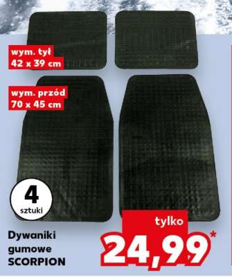 Dywaniki gumowe Scorpion