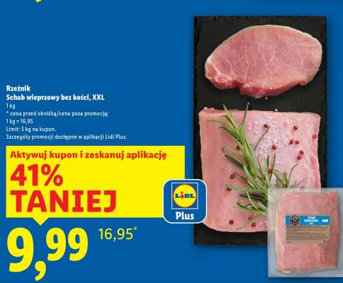 Schab wieprzowy bez kości, XXL