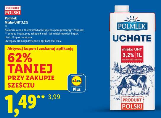 POLMLEK Mleko UHT 3,2%