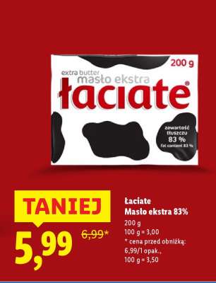 Łaciate Masło ekstra 83%