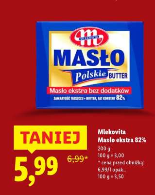MLEKOVITA Masło ekstra 82%