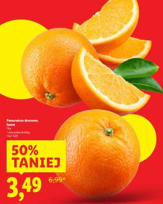 Pomarańcze deserowe, luzem