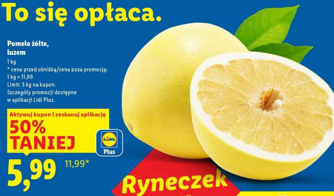 Pomelo żółte, luzem