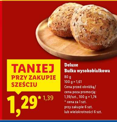 Deluxe Bułka wysokobiałkowa