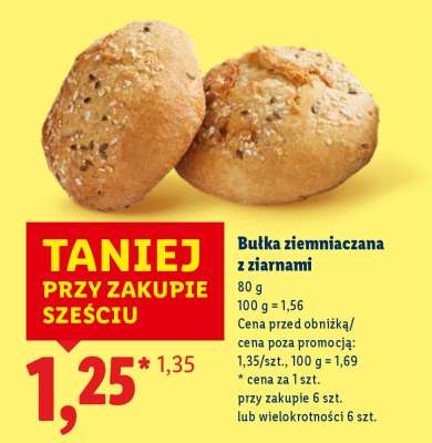 Bułka ziemniaczana z ziarnami