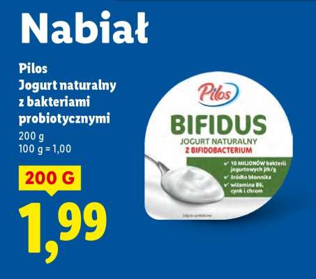 Pilos Jogurt naturalny z bakteriami probiotycznymi
