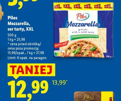 Pilos Mozzarella Ser tarty, XXL
