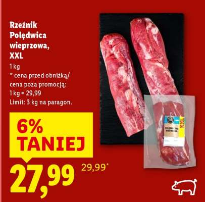 RZEŹNIK Polędwica wieprzowa, XXL