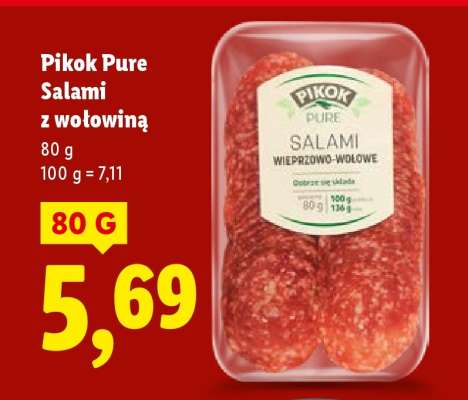 Pikok Pure Salami z wołowiną