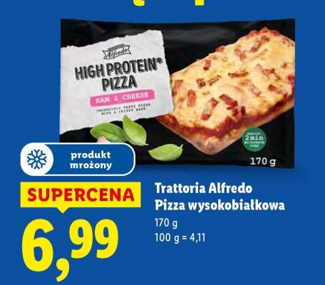 Trattoria Alfredo Pizza wysokobiałkowa
