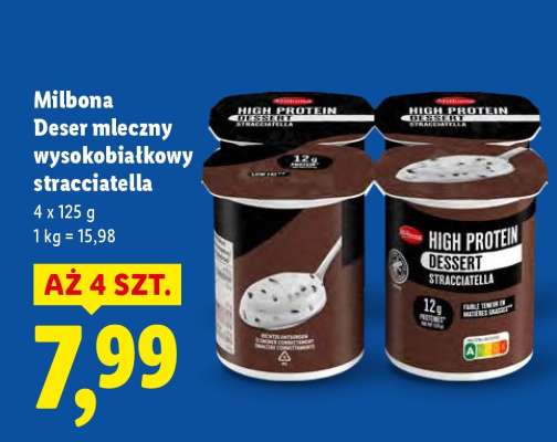 Milbona Deser mleczny wysokobiałkowy stracciatella
