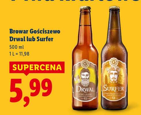 Browar Gościszewo Drwal lub Surfer