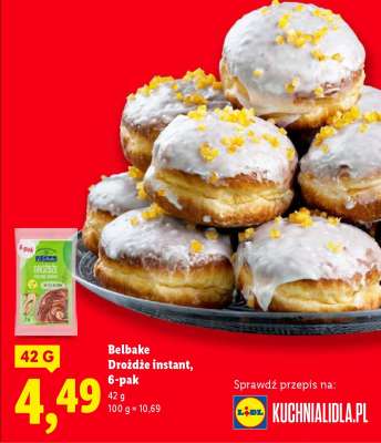 BELBAKE Drożdże instant, 6-pak
