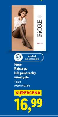 Fiore Rajstopy lub pończochy wzorzyste