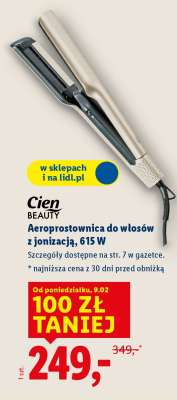 Cien BEAUTY Aeroprostownica do włosów z jonizacją, 615 W