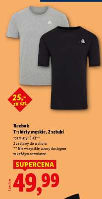 Reebok T-shirty męskie, 2 sztuki